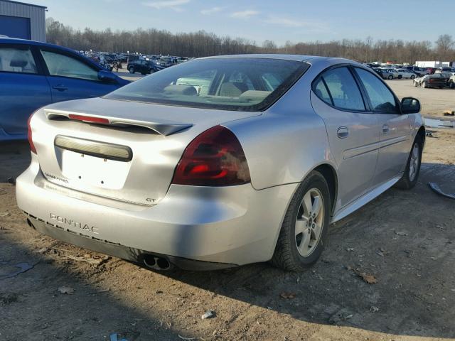 2G2WS522151159013 - 2005 PONTIAC GRAND PRIX SILVER photo 4