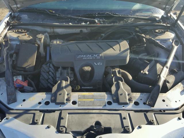 2G2WS522151159013 - 2005 PONTIAC GRAND PRIX SILVER photo 7