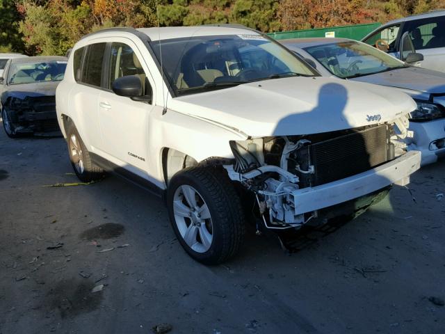 1C4NJCBB5DD250271 - 2013 JEEP COMPASS SP WHITE photo 1