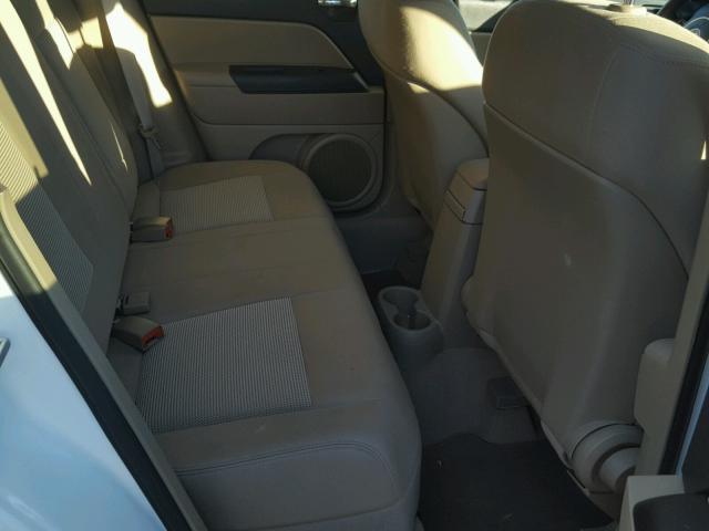 1C4NJCBB5DD250271 - 2013 JEEP COMPASS SP თეთრი ფოტო 6