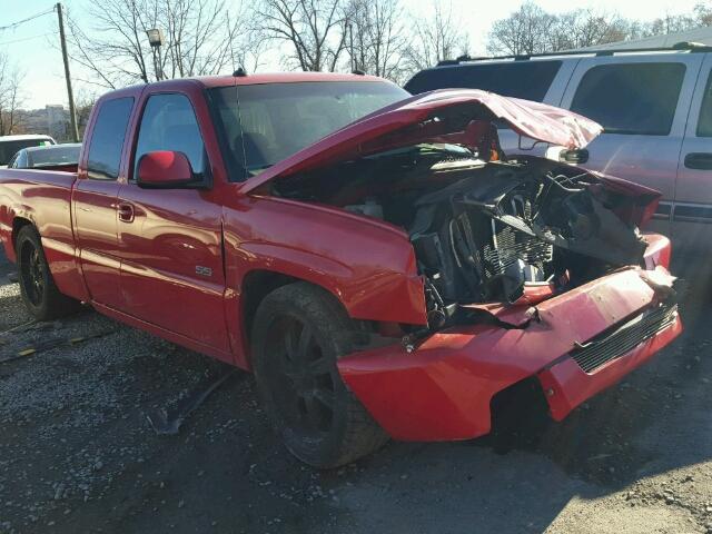 2GCEK19N831382274 - 2003 CHEVROLET SILVERADO RED photo 1