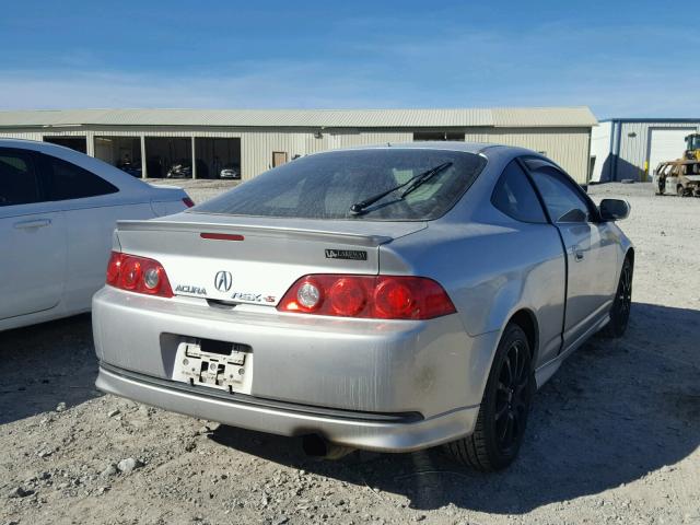 JH4DC53036S001088 - 2006 ACURA RSX TYPE-S SILVER photo 4