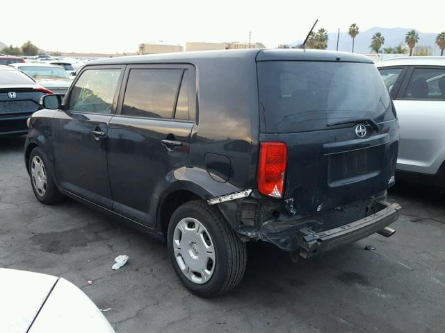 JTLKE50E381049335 - 2008 SCION XB BLACK photo 3