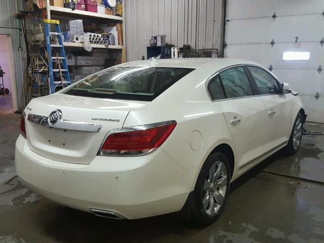 1G4GF5E3XDF214778 - 2013 BUICK LACROSSE P WHITE photo 4