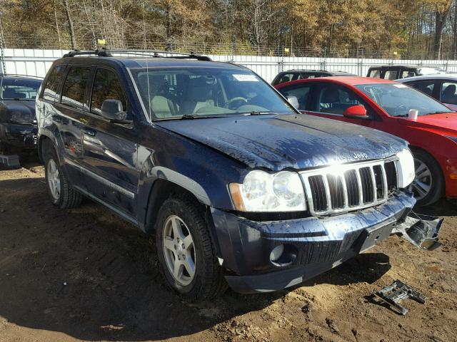 1J4HR58N95C622733 - 2005 JEEP GRAND CHER BLUE photo 1