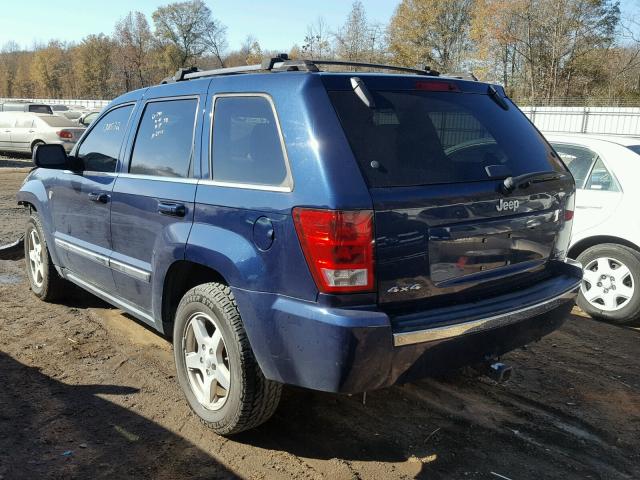 1J4HR58N95C622733 - 2005 JEEP GRAND CHER BLUE photo 3