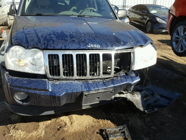 1J4HR58N95C622733 - 2005 JEEP GRAND CHER BLUE photo 9