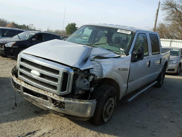 1FTSW21P97EA04303 - 2007 FORD F250 SUPER SILVER photo 2