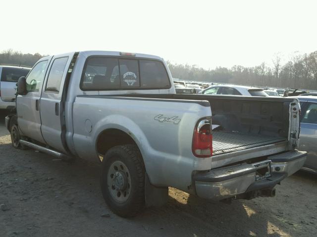 1FTSW21P97EA04303 - 2007 FORD F250 SUPER SILVER photo 3