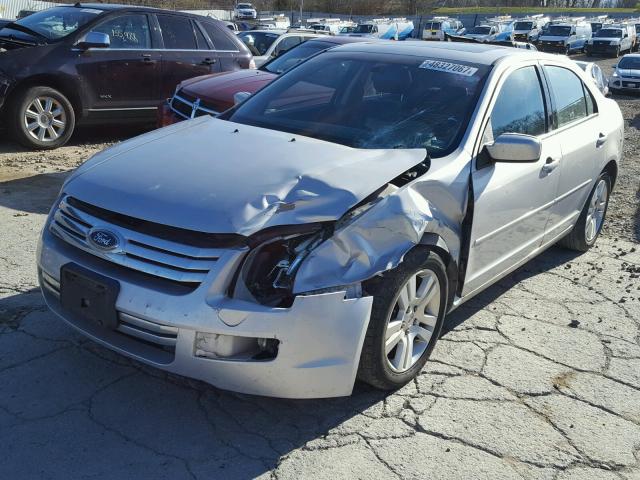 3FAFP08Z96R197564 - 2006 FORD FUSION SEL SILVER photo 2