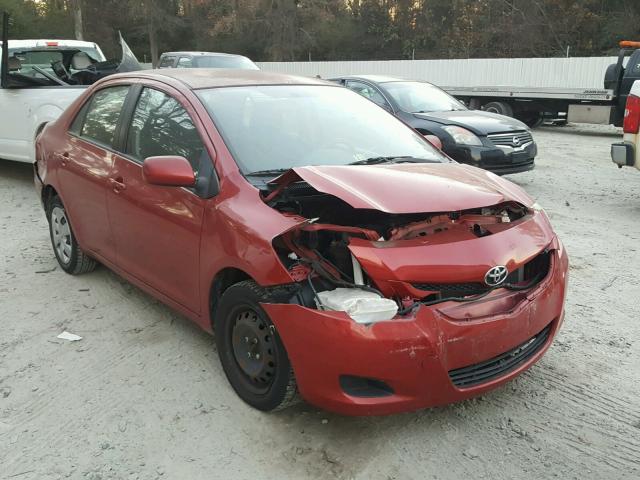 JTDBT923X71072405 - 2007 TOYOTA YARIS RED photo 1