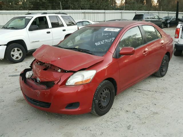 JTDBT923X71072405 - 2007 TOYOTA YARIS RED photo 2