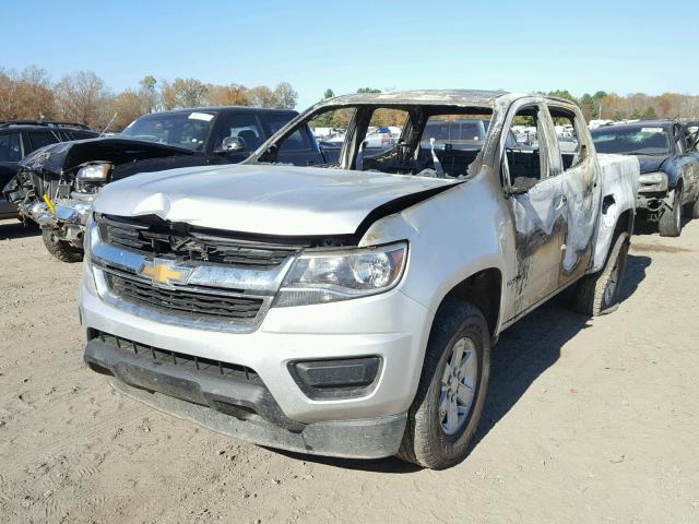 1GCGSBEAXH1205031 - 2017 CHEVROLET COLORADO SILVER photo 2