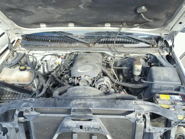 1GCEK19T81E127814 - 2001 CHEVROLET SILVERADO WHITE photo 7