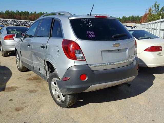 3GNAL2EK7ES643535 - 2014 CHEVROLET CAPTIVA LS SILVER photo 3