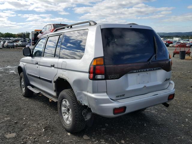 JA4MT21H93J025092 - 2003 MITSUBISHI MONTERO SP SILVER photo 3