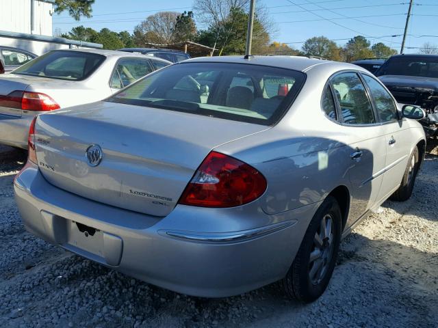 2G4WD582981179734 - 2008 BUICK LACROSSE C SILVER photo 4