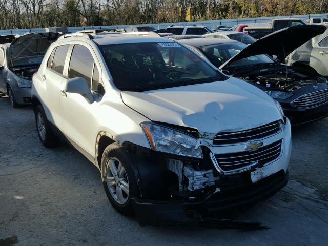 KL7CJLSB0GB544598 - 2016 CHEVROLET TRAX 1LT WHITE photo 1