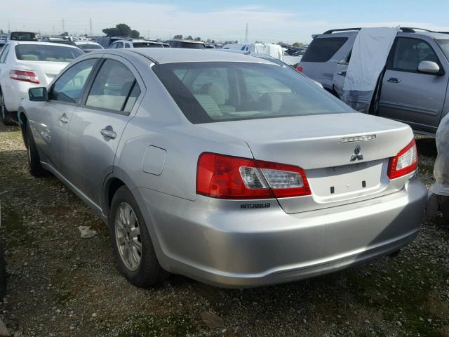 4A32B2FFXBE009222 - 2011 MITSUBISHI GALANT FE SILVER photo 3