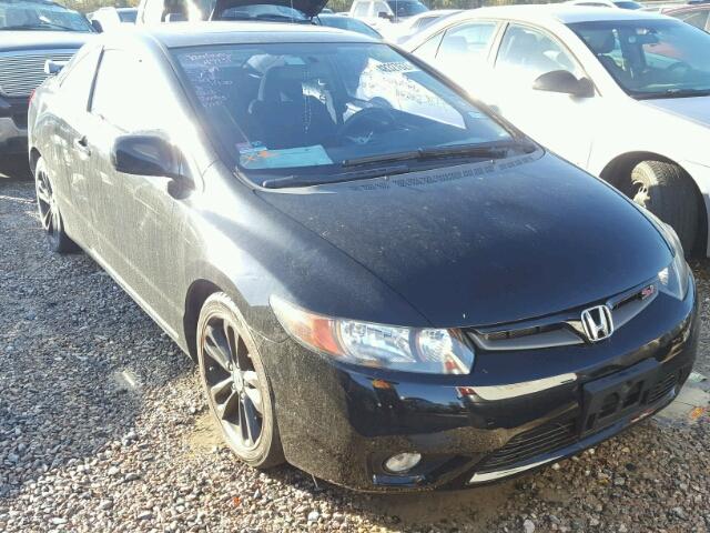 2HGFG21567H700656 - 2007 HONDA CIVIC SI BLACK photo 1