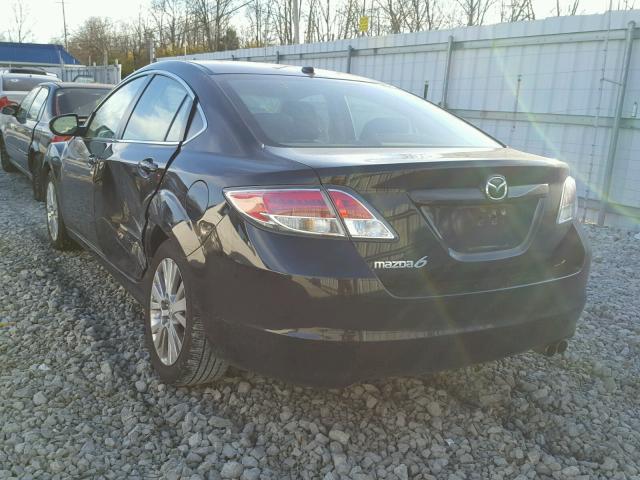 1YVHP82A395M28089 - 2009 MAZDA 6 I BLACK photo 3