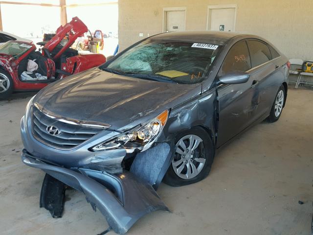 5NPEB4AC6BH238876 - 2011 HYUNDAI SONATA GLS GRAY photo 2