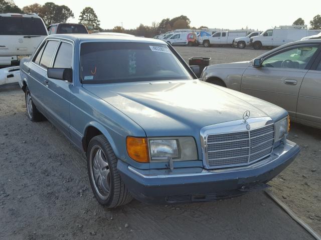 WDBCA35E6MA574715 - 1991 MERCEDES-BENZ 420 SEL BLUE photo 1