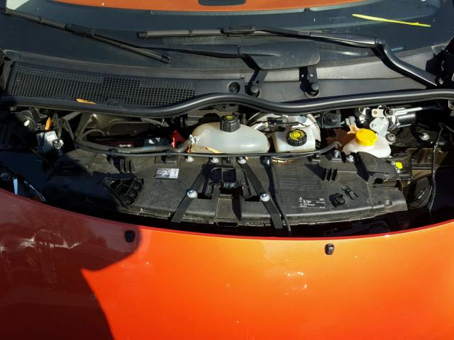 WMEFJ5DA2GK075693 - 2016 SMART FORTWO ORANGE photo 7