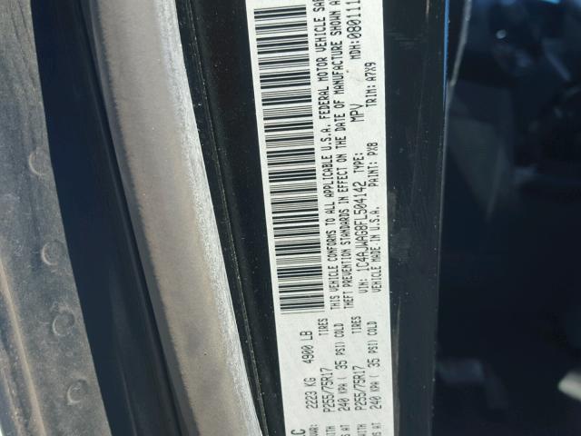 1C4AJWAG8FL504142 - 2015 JEEP WRANGLER S შავი ფოტო 10