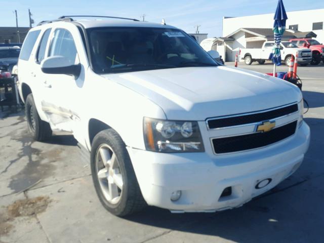 1GNFK13017R110350 - 2007 CHEVROLET TAHOE K150 WHITE photo 1