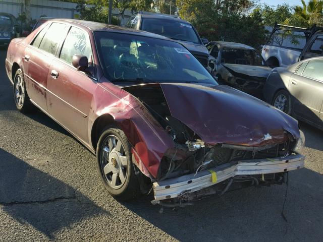 1G6KF5496YU325322 - 2000 CADILLAC DEVILLE DT MAROON photo 1