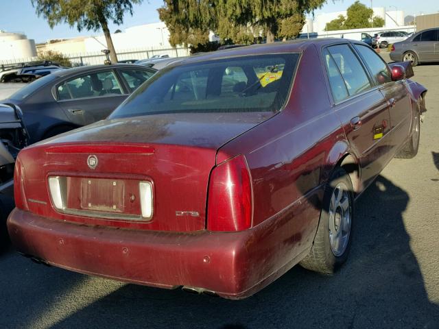 1G6KF5496YU325322 - 2000 CADILLAC DEVILLE DT MAROON photo 4