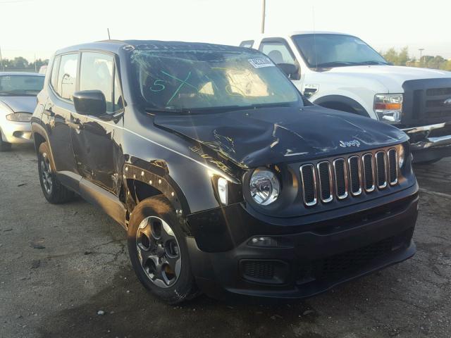 ZACCJAAT5FPB25247 - 2015 JEEP RENEGADE S BLACK photo 1