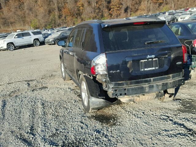 1J4NF1FB3BD201609 - 2011 JEEP COMPASS SP BLACK photo 3