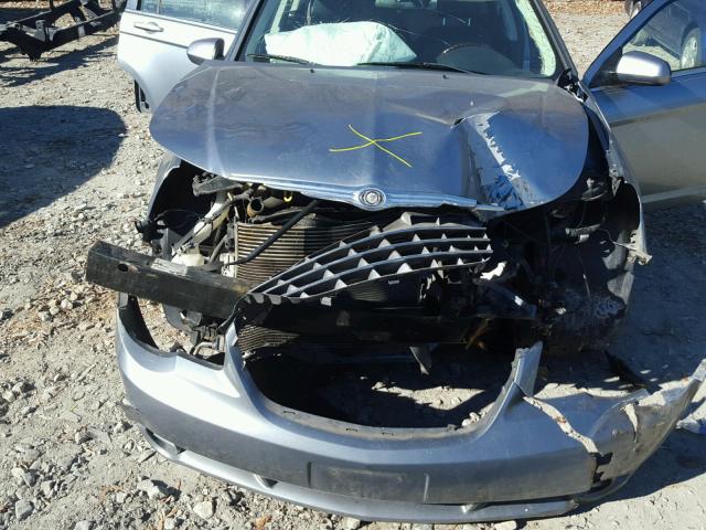 1C3CC5FB5AN152374 - 2010 CHRYSLER SEBRING LI BLUE photo 7