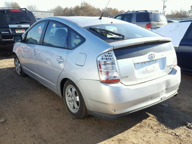 JTDKB20U763137204 - 2006 TOYOTA PRIUS SILVER photo 3