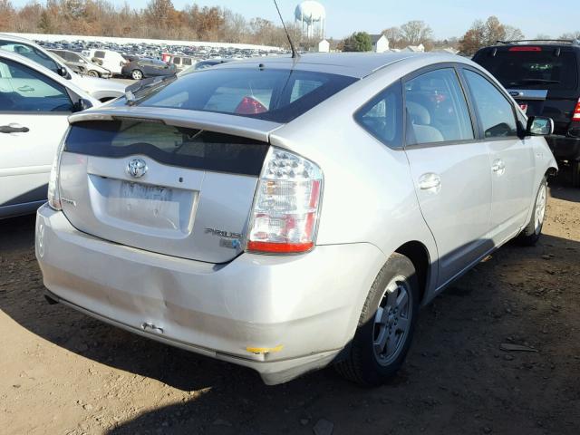 JTDKB20U763137204 - 2006 TOYOTA PRIUS SILVER photo 4