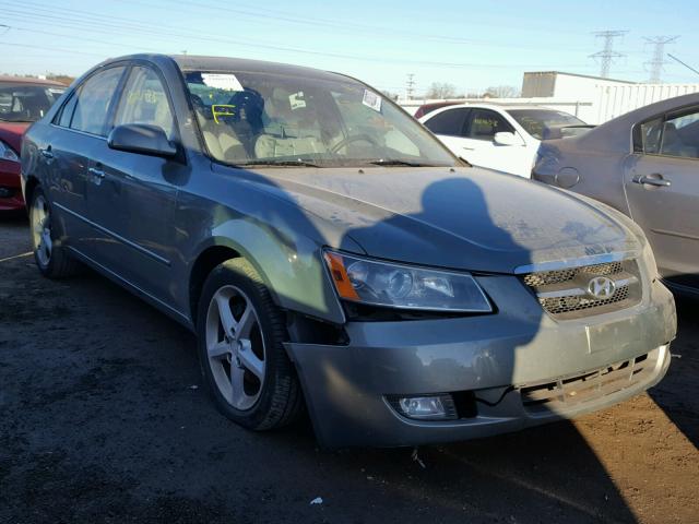 5NPEU46F67H209754 - 2007 HYUNDAI SONATA GRAY photo 1