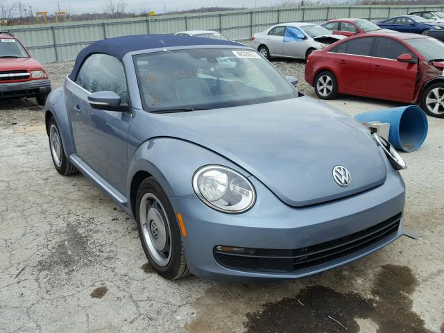 3VW507AT7GM810415 - 2016 VOLKSWAGEN BEETLE S/S BLUE photo 1