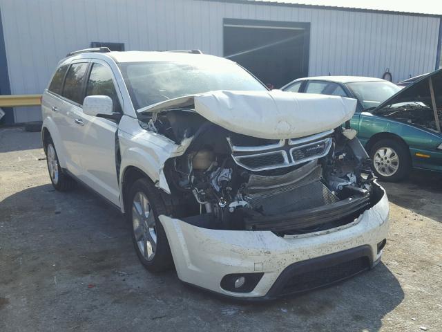 3C4PDCDG9DT557025 - 2013 DODGE JOURNEY CR WHITE photo 1