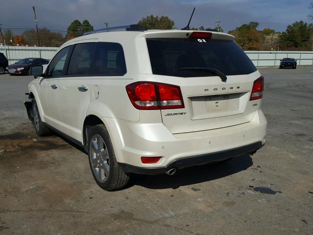 3C4PDCDG9DT557025 - 2013 DODGE JOURNEY CR WHITE photo 3