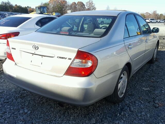 4T1BE32K84U901590 - 2004 TOYOTA CAMRY LE SILVER photo 4