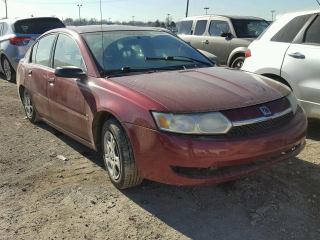 1G8AJ52F24Z168654 - 2004 SATURN ION LEVEL MAROON photo 1