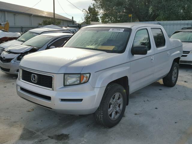 2HJYK16307H514730 - 2007 HONDA RIDGELINE SILVER photo 2