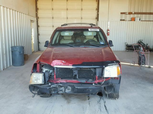 1GKDS13SX52193210 - 2005 GMC ENVOY RED photo 9