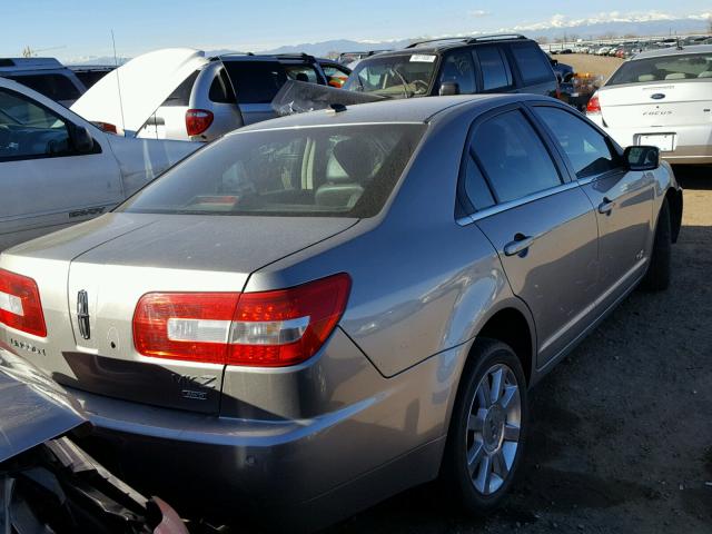 3LNHM28T09R618090 - 2009 LINCOLN MKZ GRAY photo 4