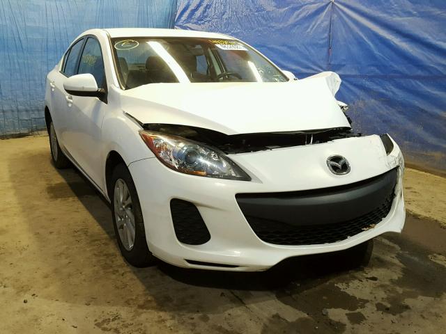 JM1BL1VP1D1812337 - 2013 MAZDA 3 I WHITE photo 1