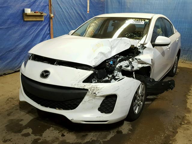 JM1BL1VP1D1812337 - 2013 MAZDA 3 I WHITE photo 2