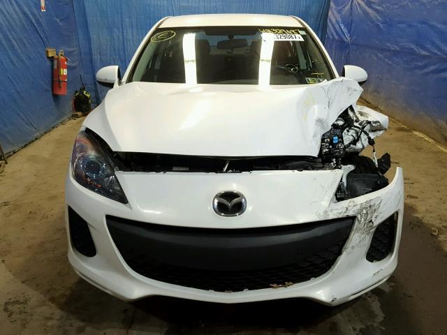 JM1BL1VP1D1812337 - 2013 MAZDA 3 I WHITE photo 9