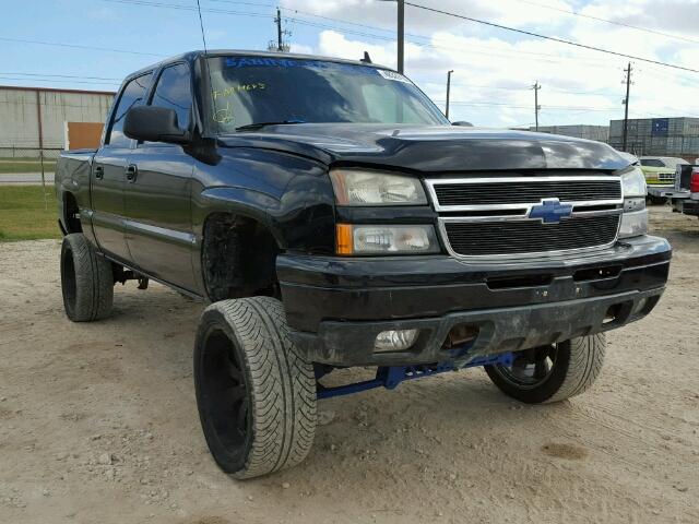 2GCEK13T361220404 - 2006 CHEVROLET SILVERADO BLACK photo 1